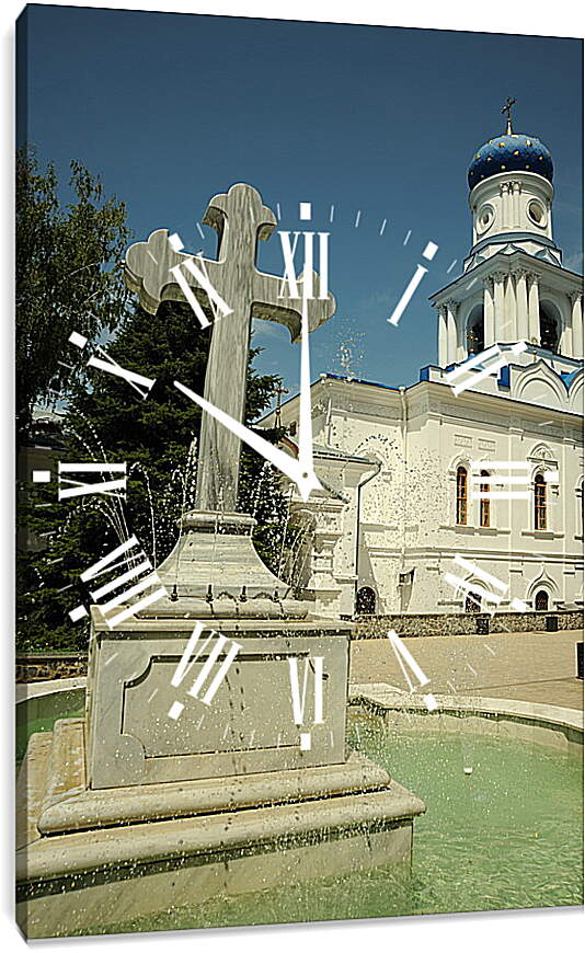 Часы картина - Святогорск Украина
