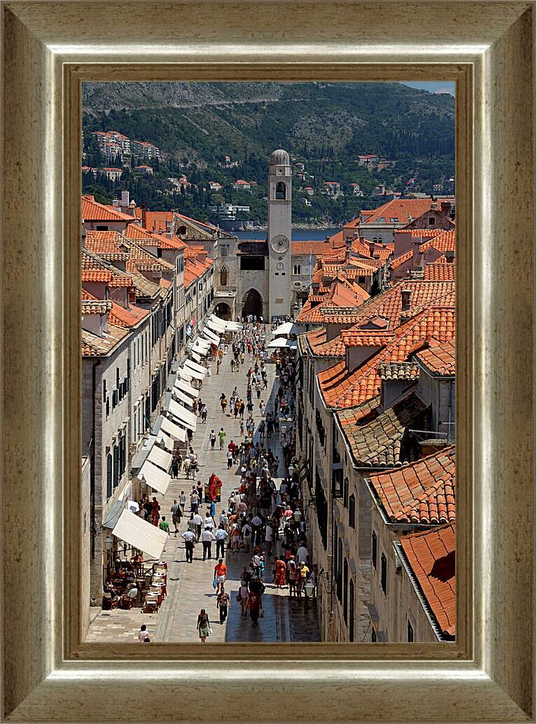 Картина в раме - Столица Хорватии
