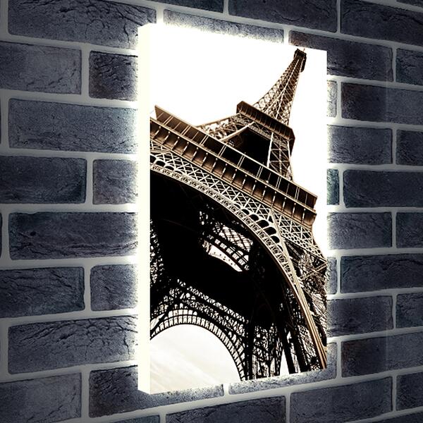 Лайтбокс световая панель - Париж. Эйфелева башня.