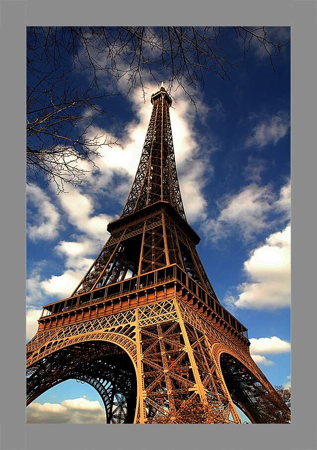 Картина в раме - Эйфелева башня Париж
