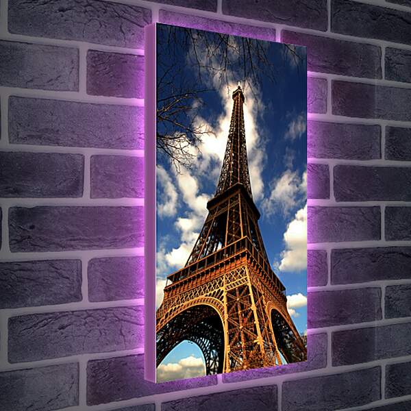 Лайтбокс световая панель - Эйфелева башня Париж
