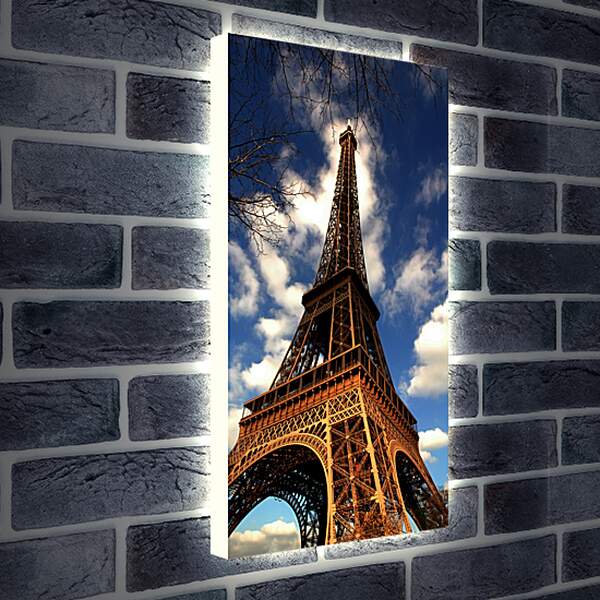 Лайтбокс световая панель - Эйфелева башня Париж
