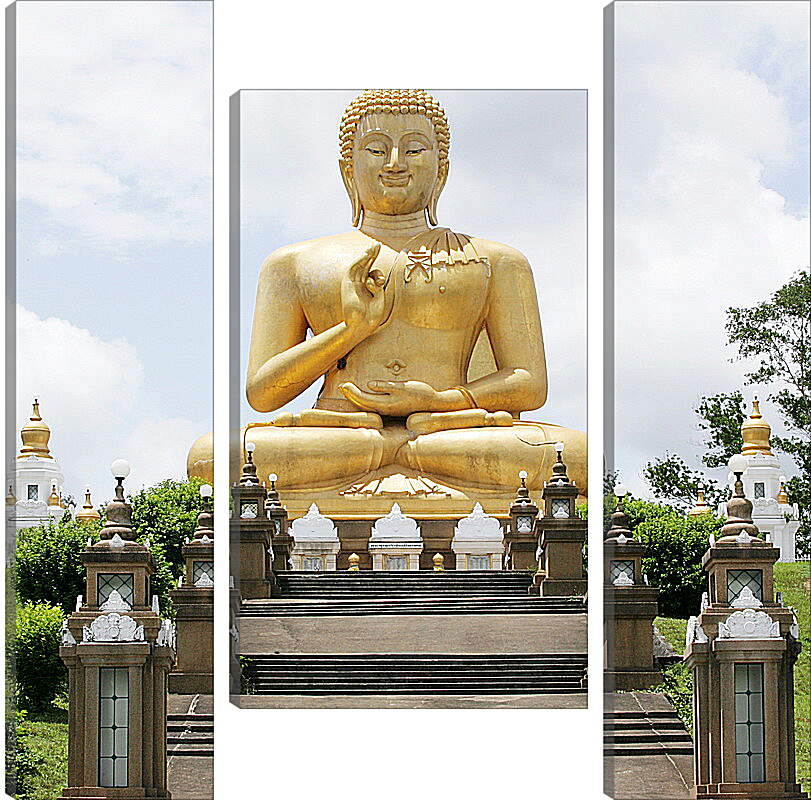 Модульная картина - Статуя Будды
