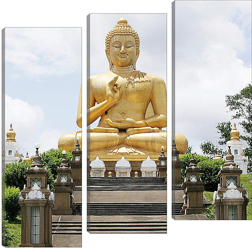 Модульная картина - Статуя Будды
