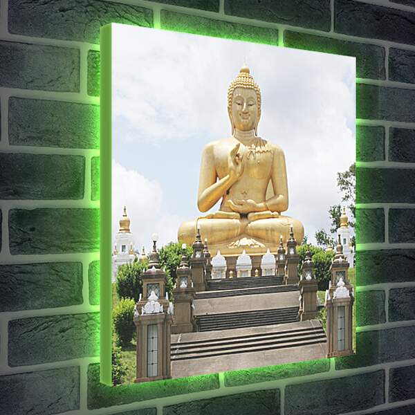 Лайтбокс световая панель - Статуя Будды
