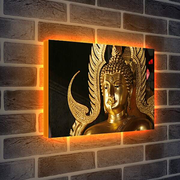 Лайтбокс световая панель - Будда

