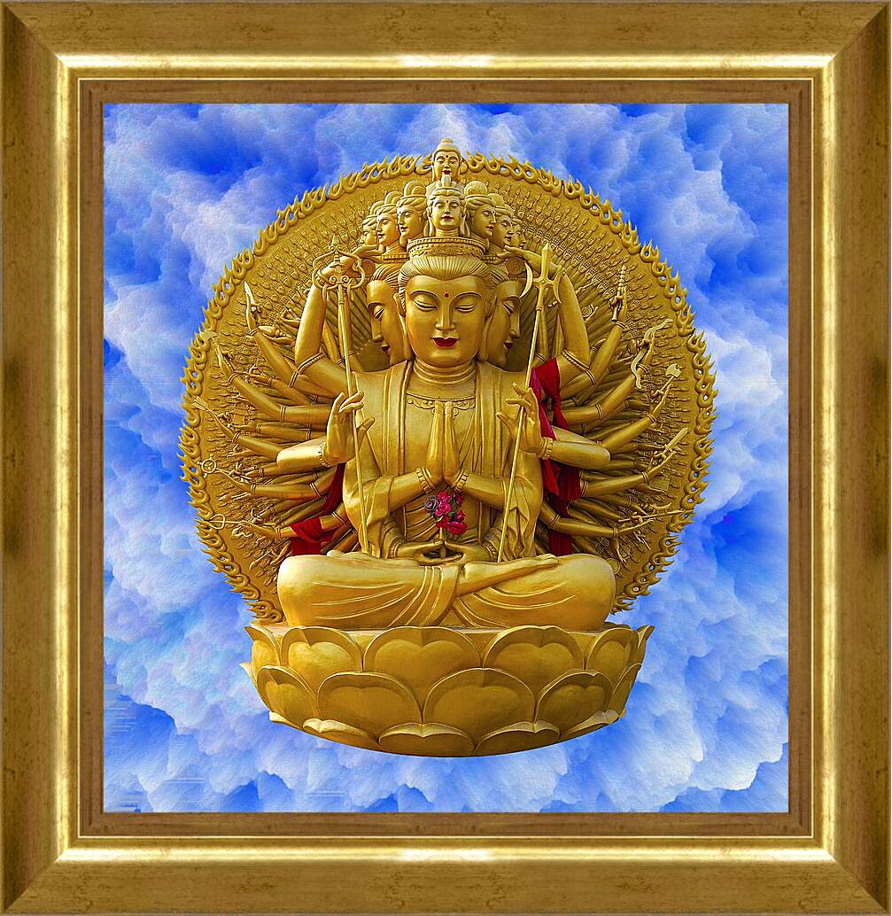 Картина в раме - Будда
