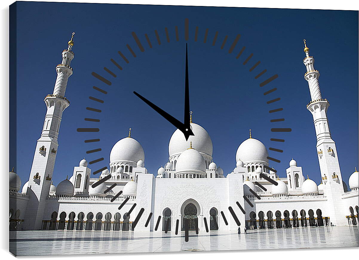 Часы картина - Дубай Мечеть Grand Mosque

