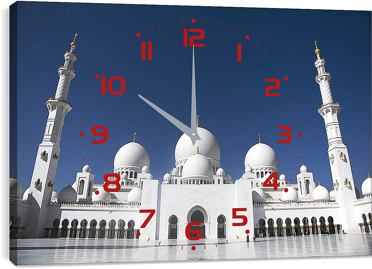 Часы картина - Дубай Мечеть Grand Mosque
