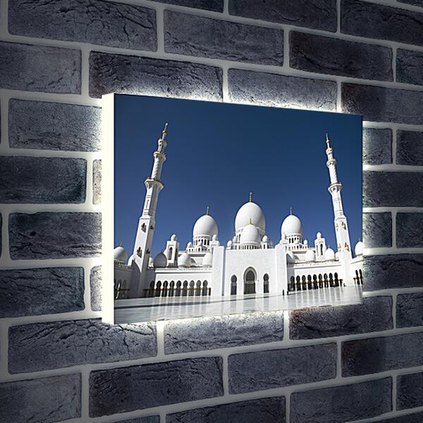 Лайтбокс световая панель - Дубай Мечеть Grand Mosque
