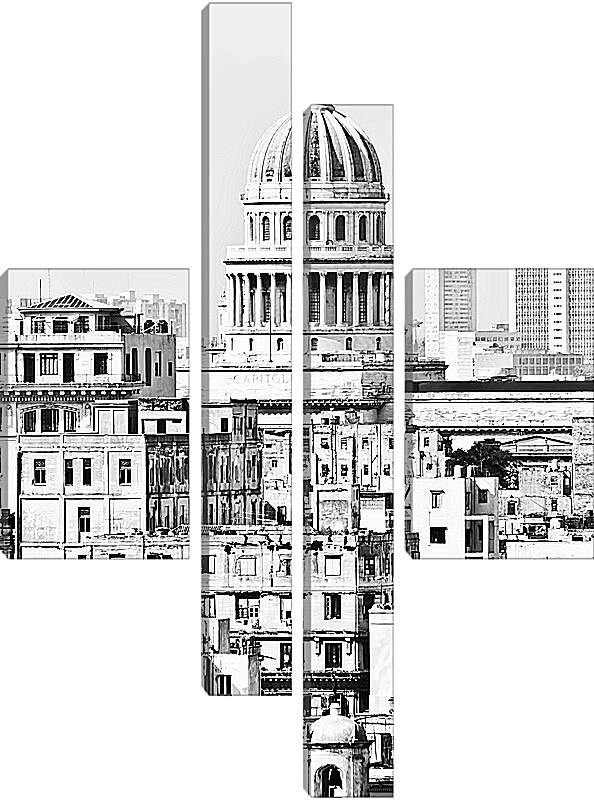 Модульная картина - Гавана