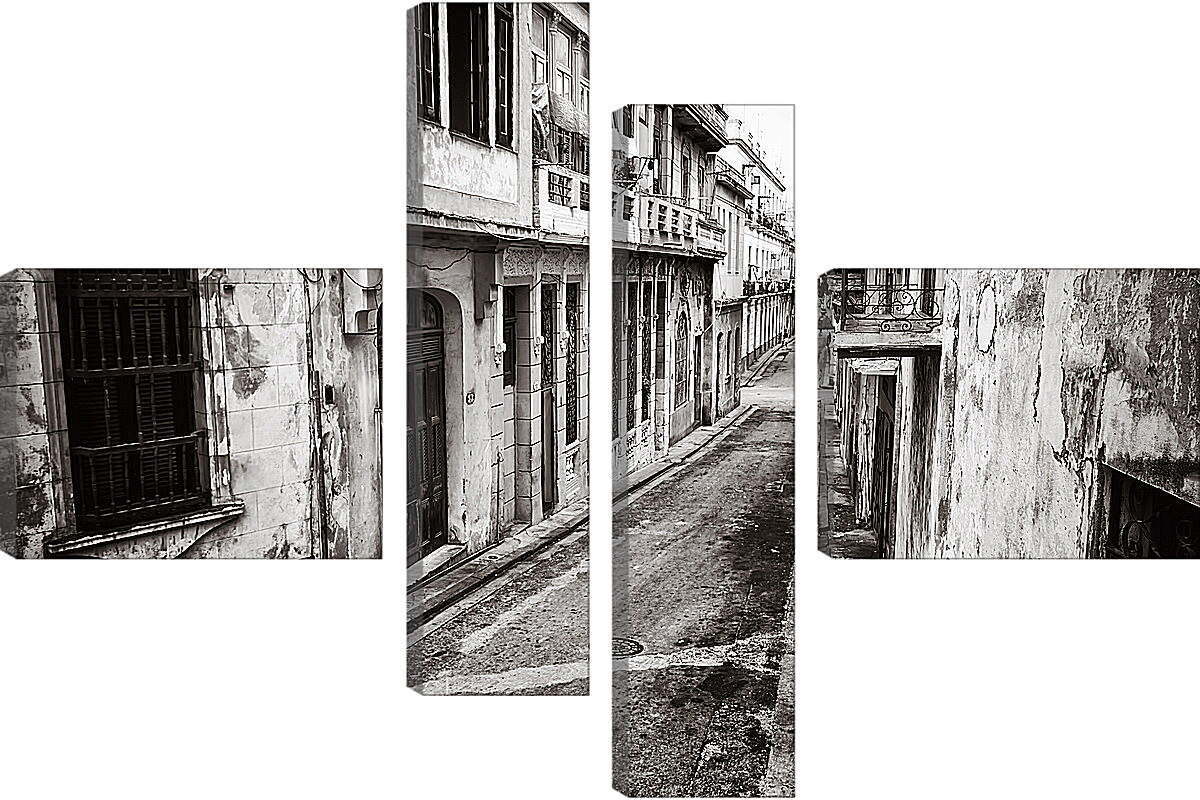 Модульная картина - Улица Гаваны