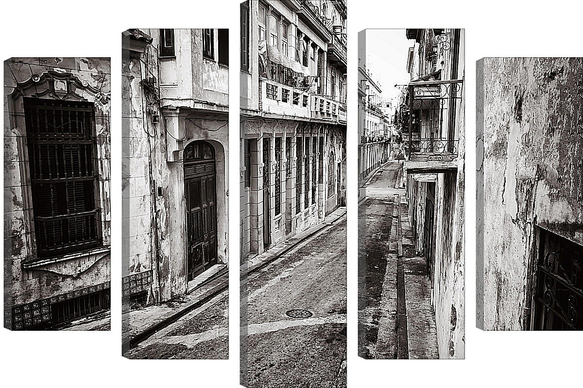 Модульная картина - Улица Гаваны