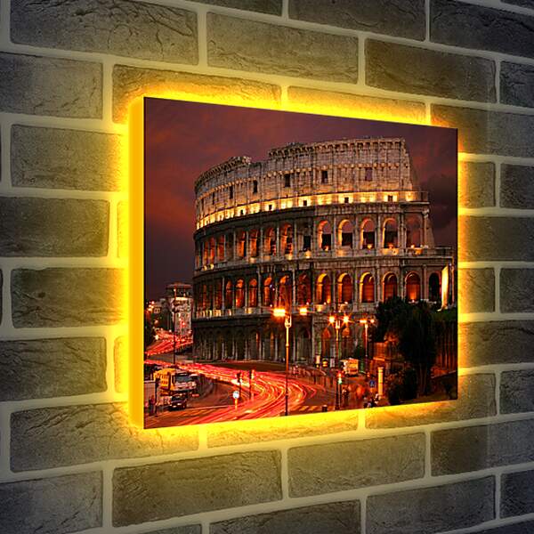 Лайтбокс световая панель - Рим. Колизей.