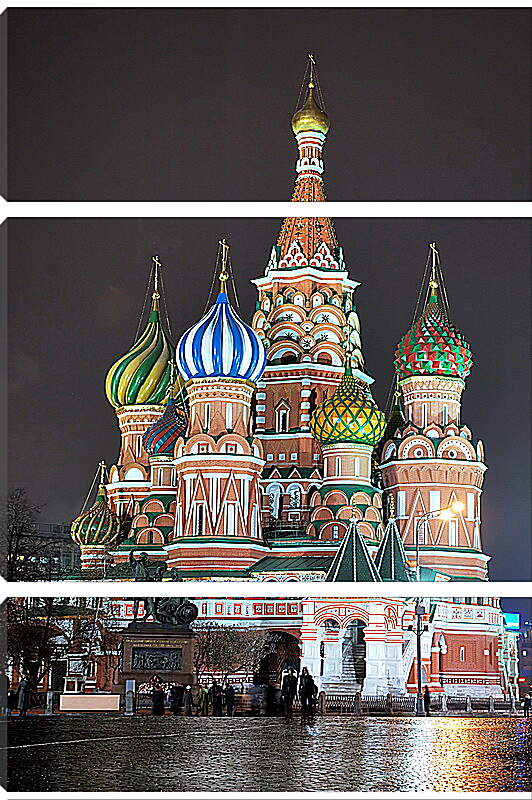 Модульная картина - Москва Храм
