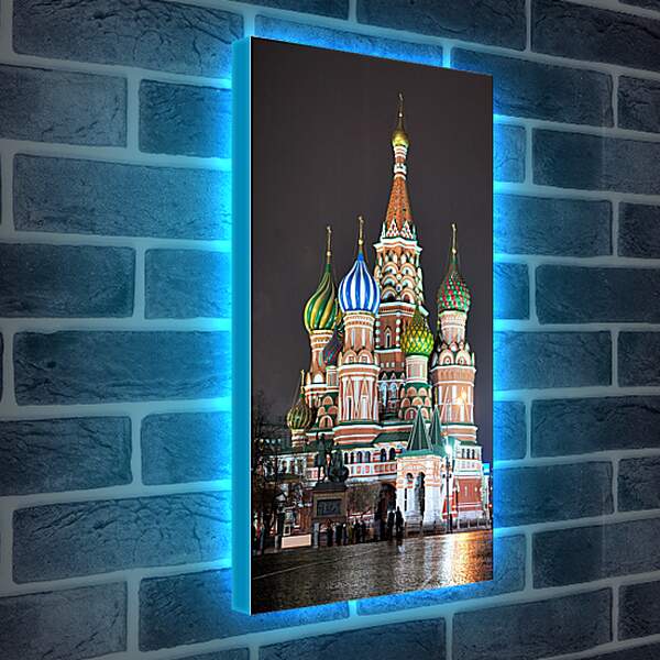 Лайтбокс световая панель - Москва Храм
