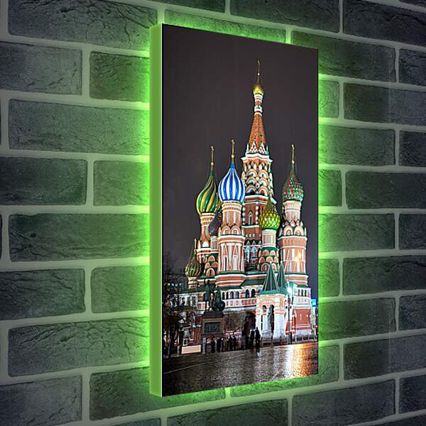 Лайтбокс световая панель - Москва Храм
