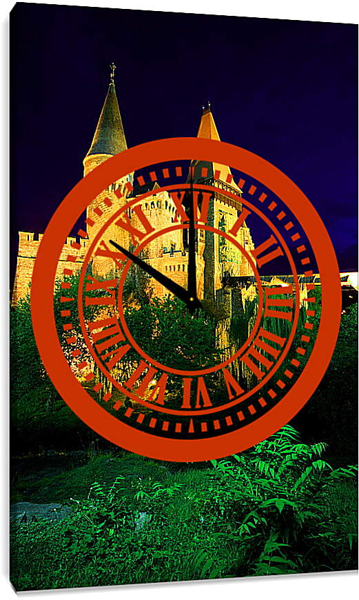Часы картина - Башни замка
