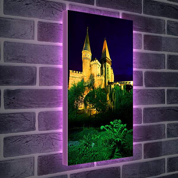 Лайтбокс световая панель - Башни замка
