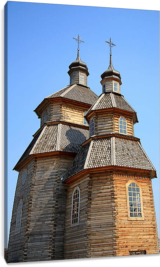 Постер и плакат - Деревянная церковь Украина
