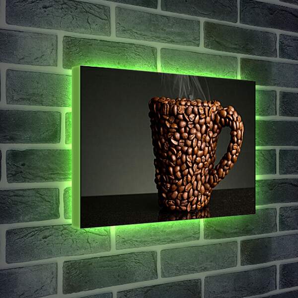 Лайтбокс световая панель - Чашка кофе
