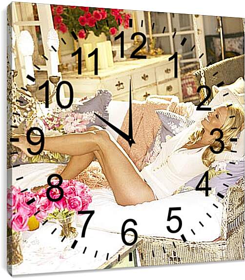 Часы картина - Pamela Anderson - Памела Андерсон
