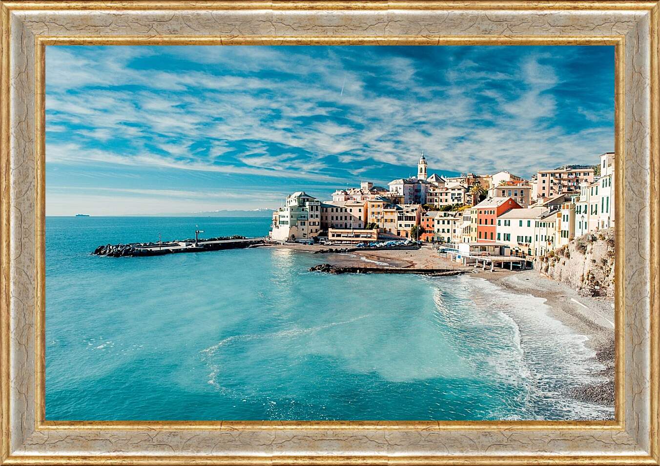 Картина в раме - Италия. Море