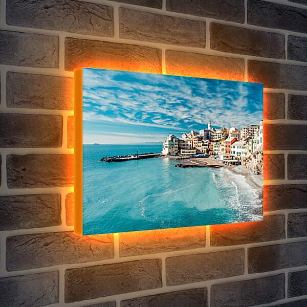 Лайтбокс световая панель - Италия. Море