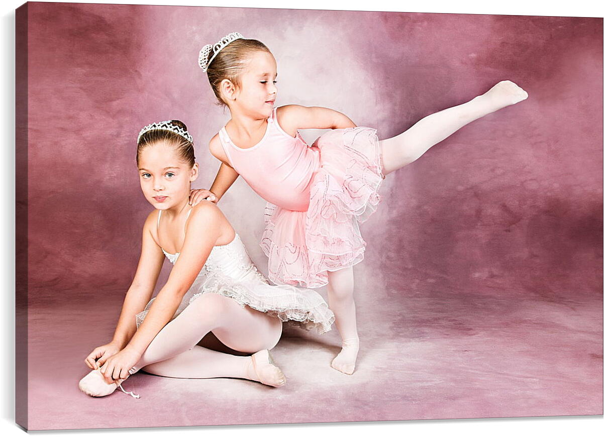 Постер и плакат - Две юные балерины