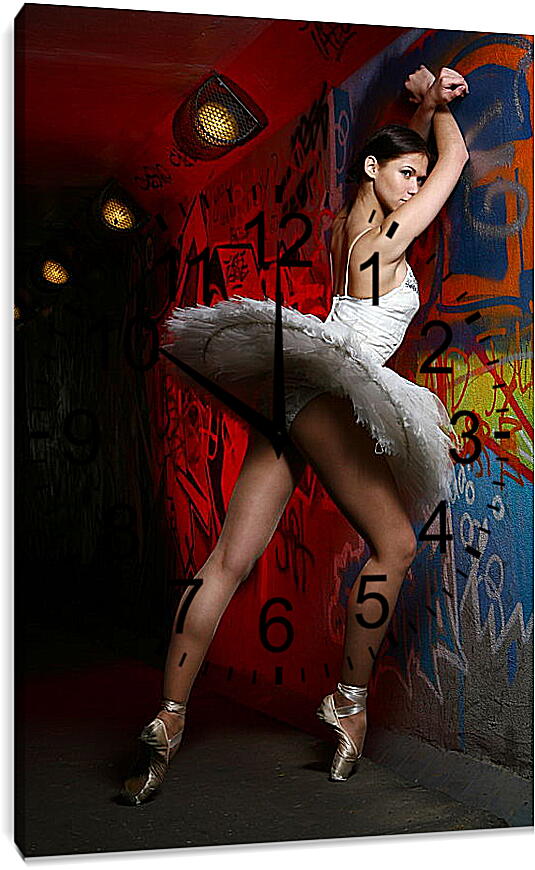 Часы картина - Балерина