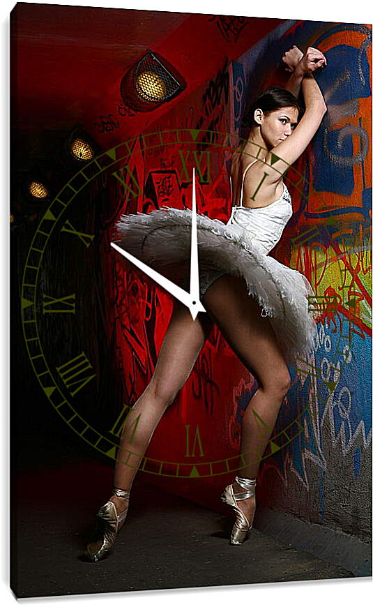 Часы картина - Балерина