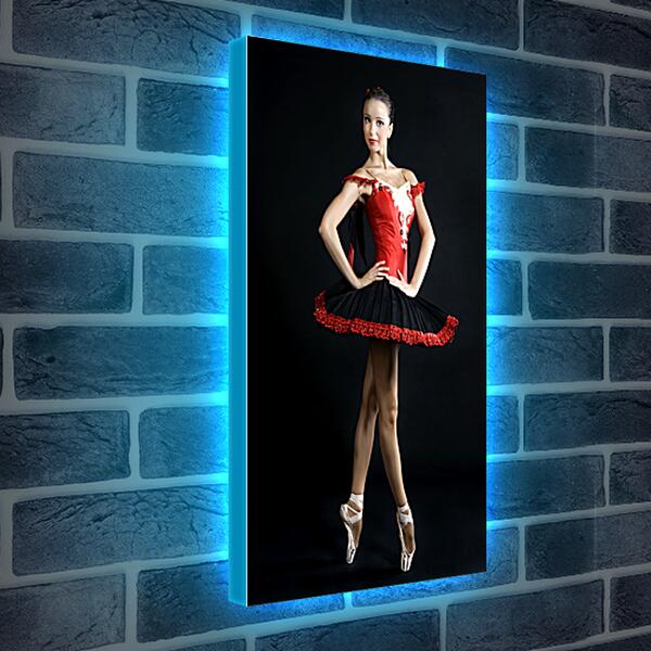 Лайтбокс световая панель - Молодая балерина