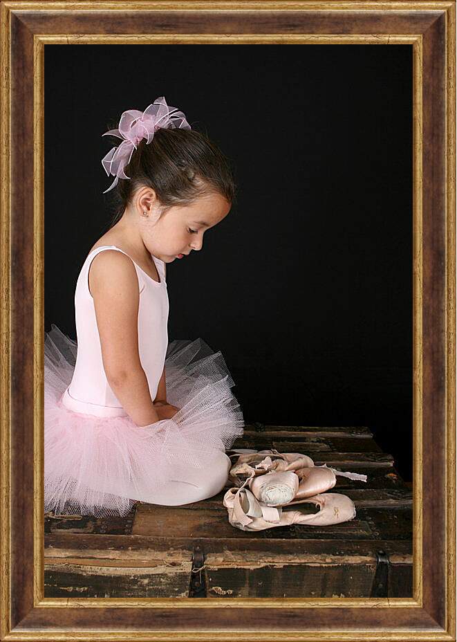 Картина в раме - Юная балерина