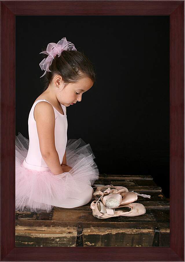 Картина в раме - Юная балерина