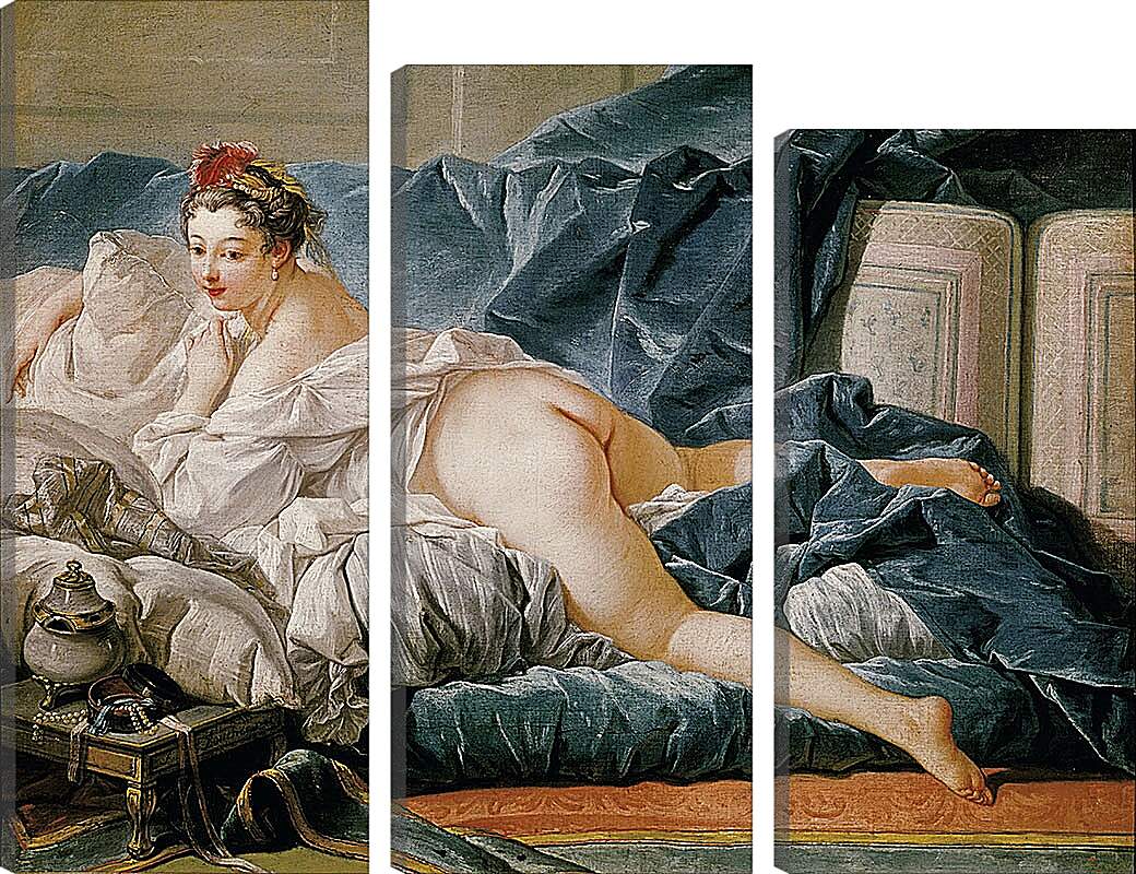 Модульная картина - Портрет 15 летней Луизы о Мёрфи. Франсуа Буше