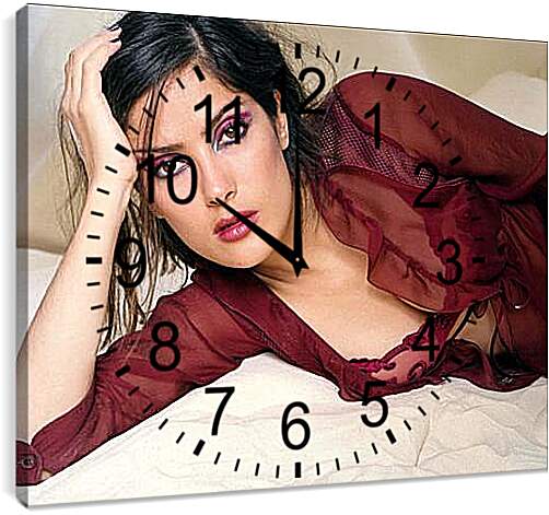 Часы картина - Salma Hayek - Салма Хайек
