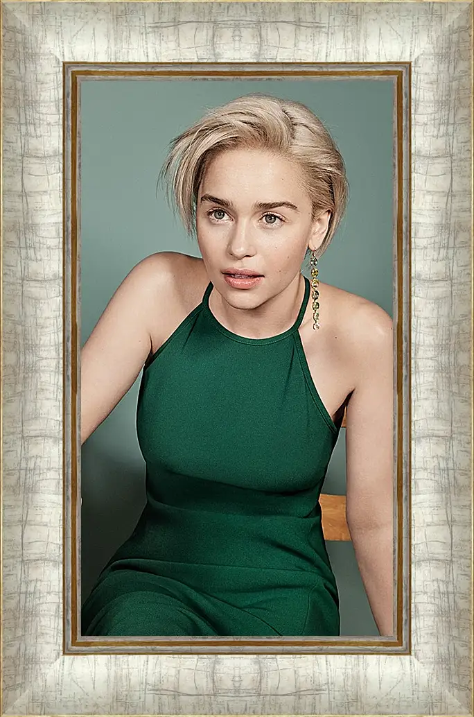 Картина в раме - Эмилия Кларк. Emilia Clarke