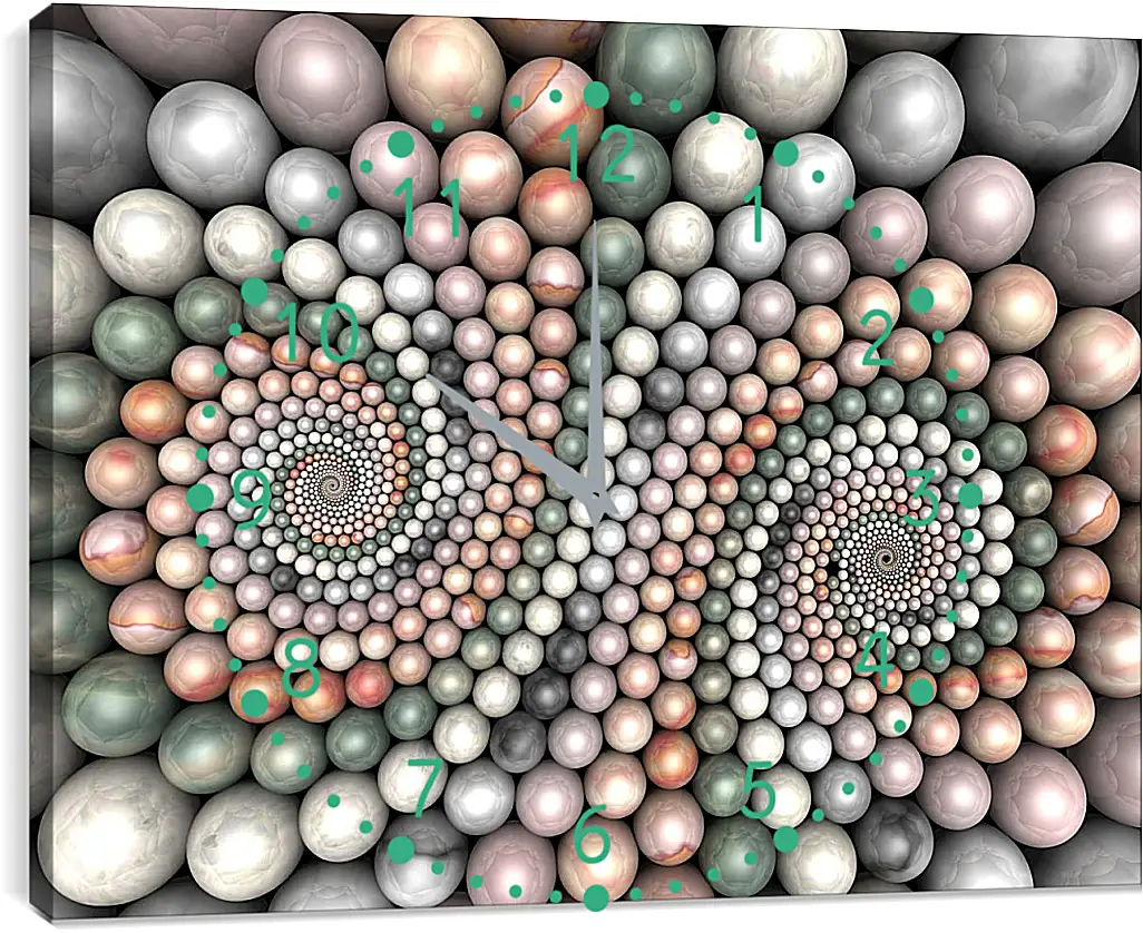 Часы картина - Абстракция