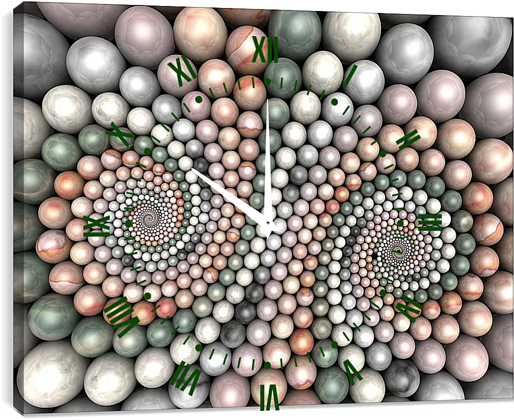 Часы картина - Абстракция