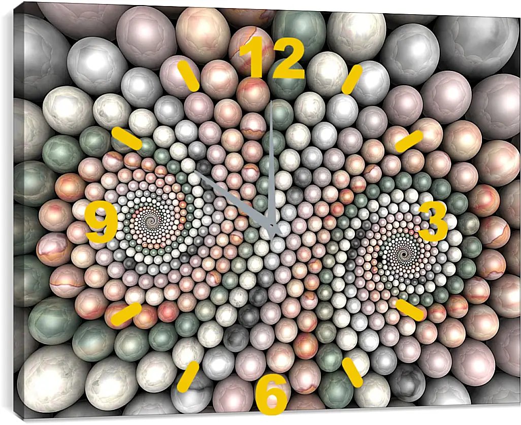 Часы картина - Абстракция