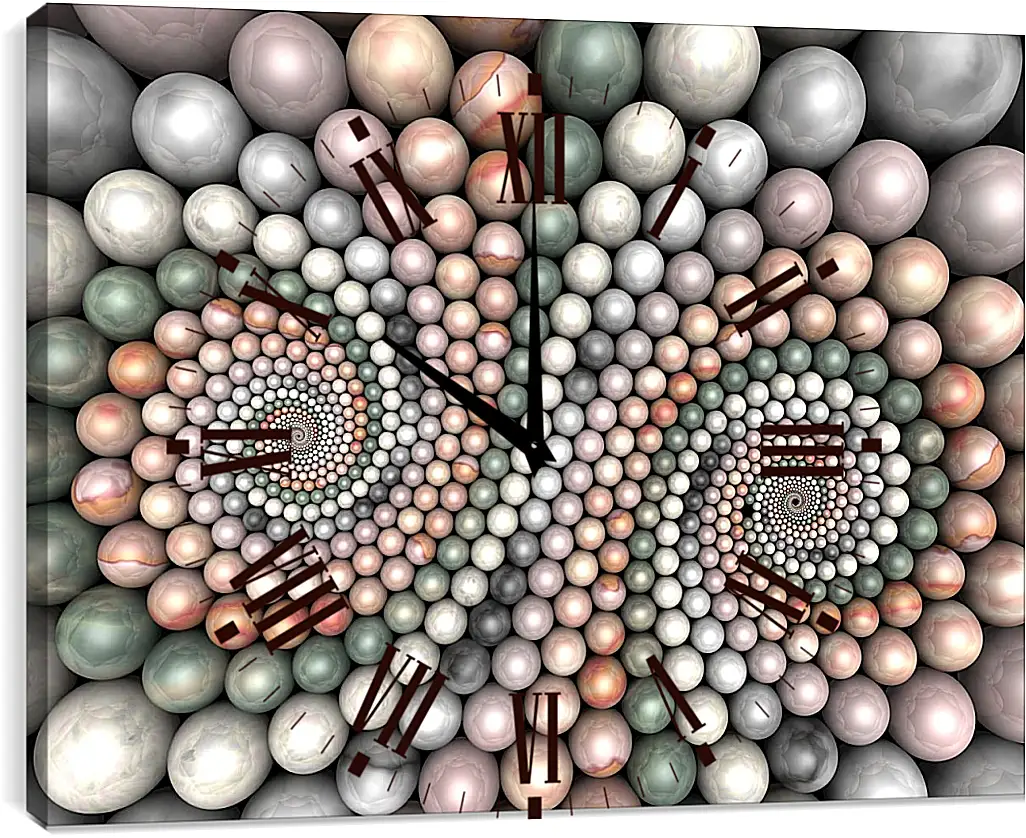 Часы картина - Абстракция