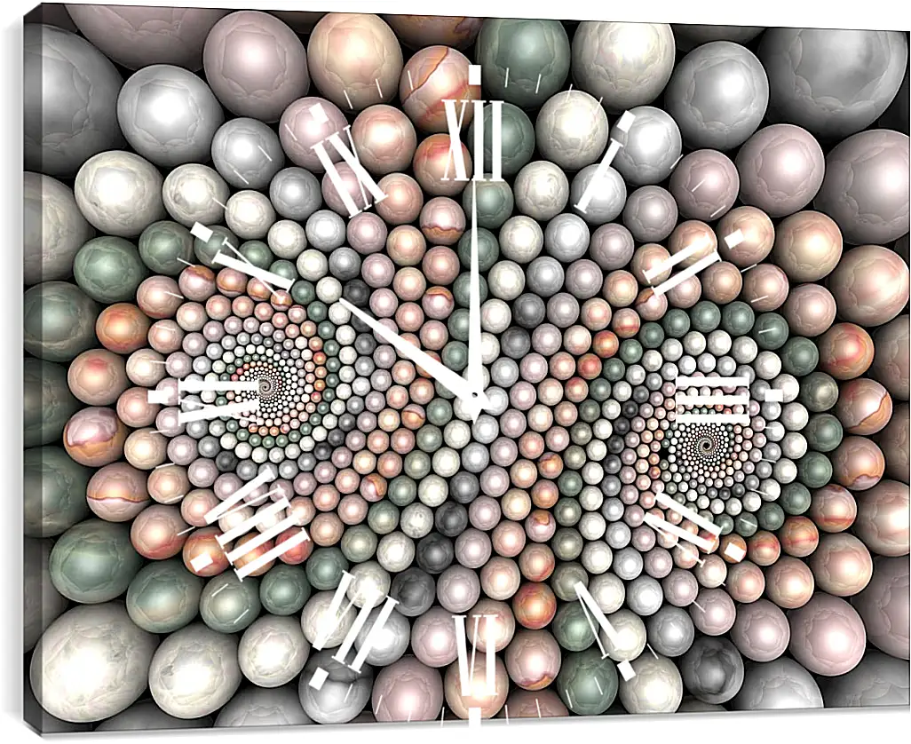 Часы картина - Абстракция