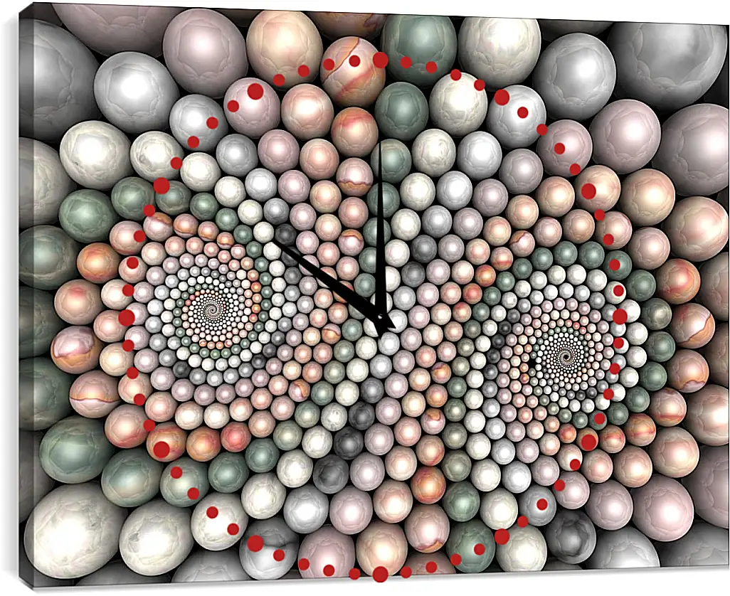 Часы картина - Абстракция
