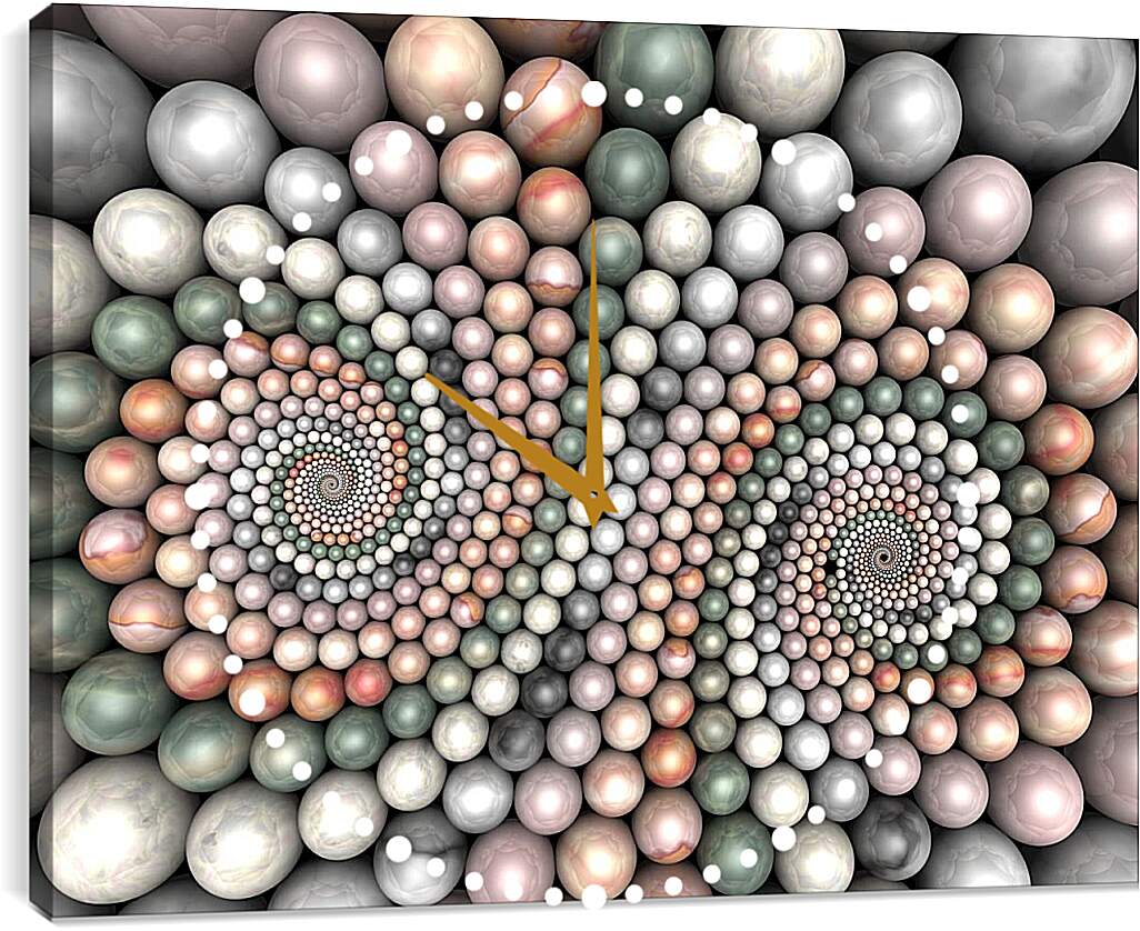 Часы картина - Абстракция