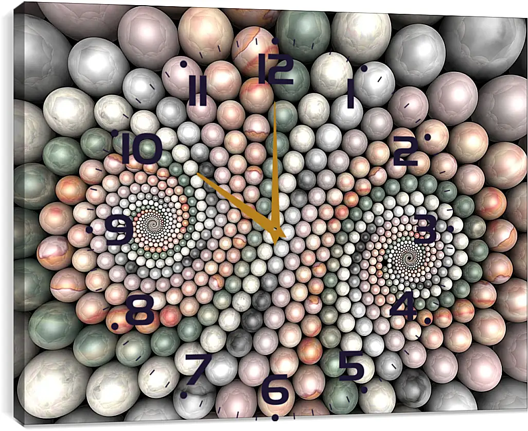 Часы картина - Абстракция
