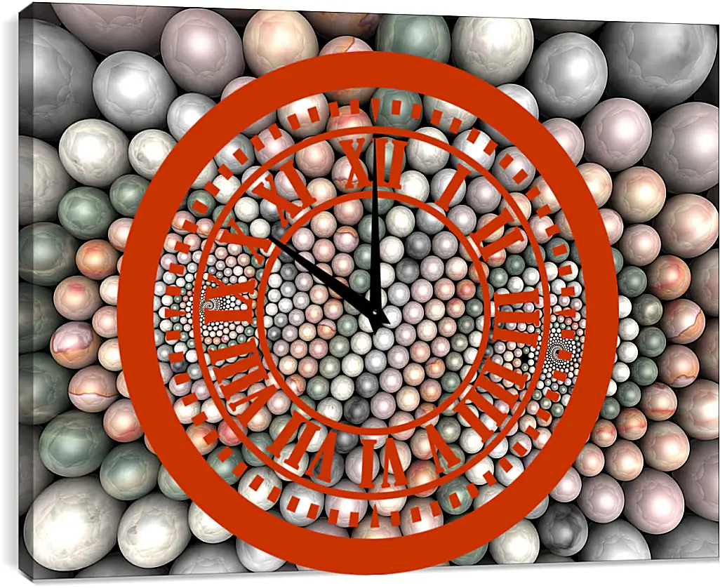 Часы картина - Абстракция