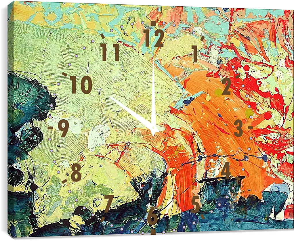 Часы картина - Абстракция