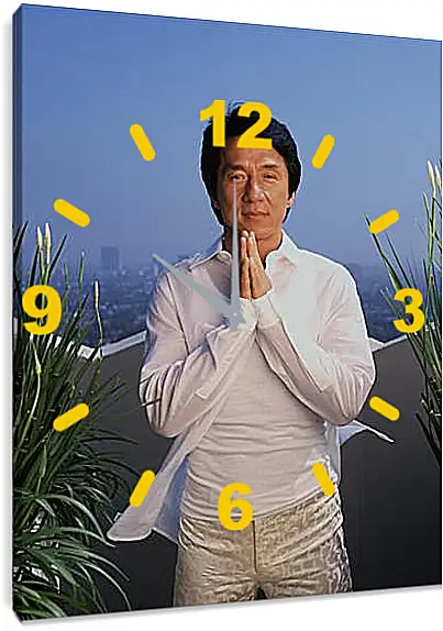 Часы картина - Jackie Chan - Джеки Чан
