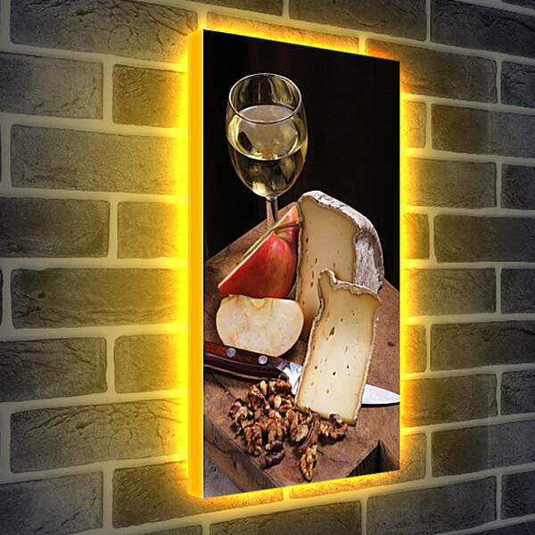 Лайтбокс световая панель - Закуска под вино