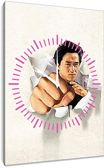 Часы картина - Jackie Chan - Джеки Чан
